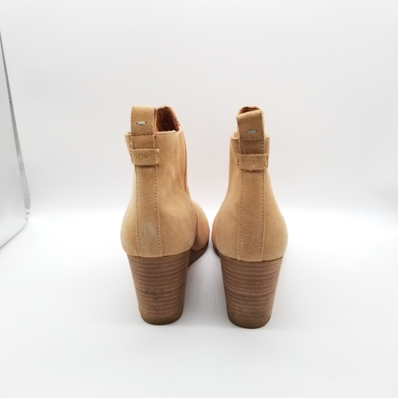 Toms Womens Pull On Wedge Heel Ankle Booties - Picture 5 of 10